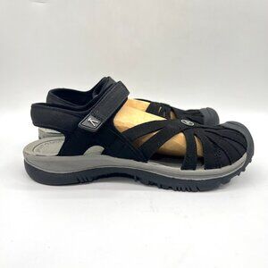 Keen‎ Womens Size 7.5 Rose Black Gray Sport Summer Outdoor Sandals Shoes NEW